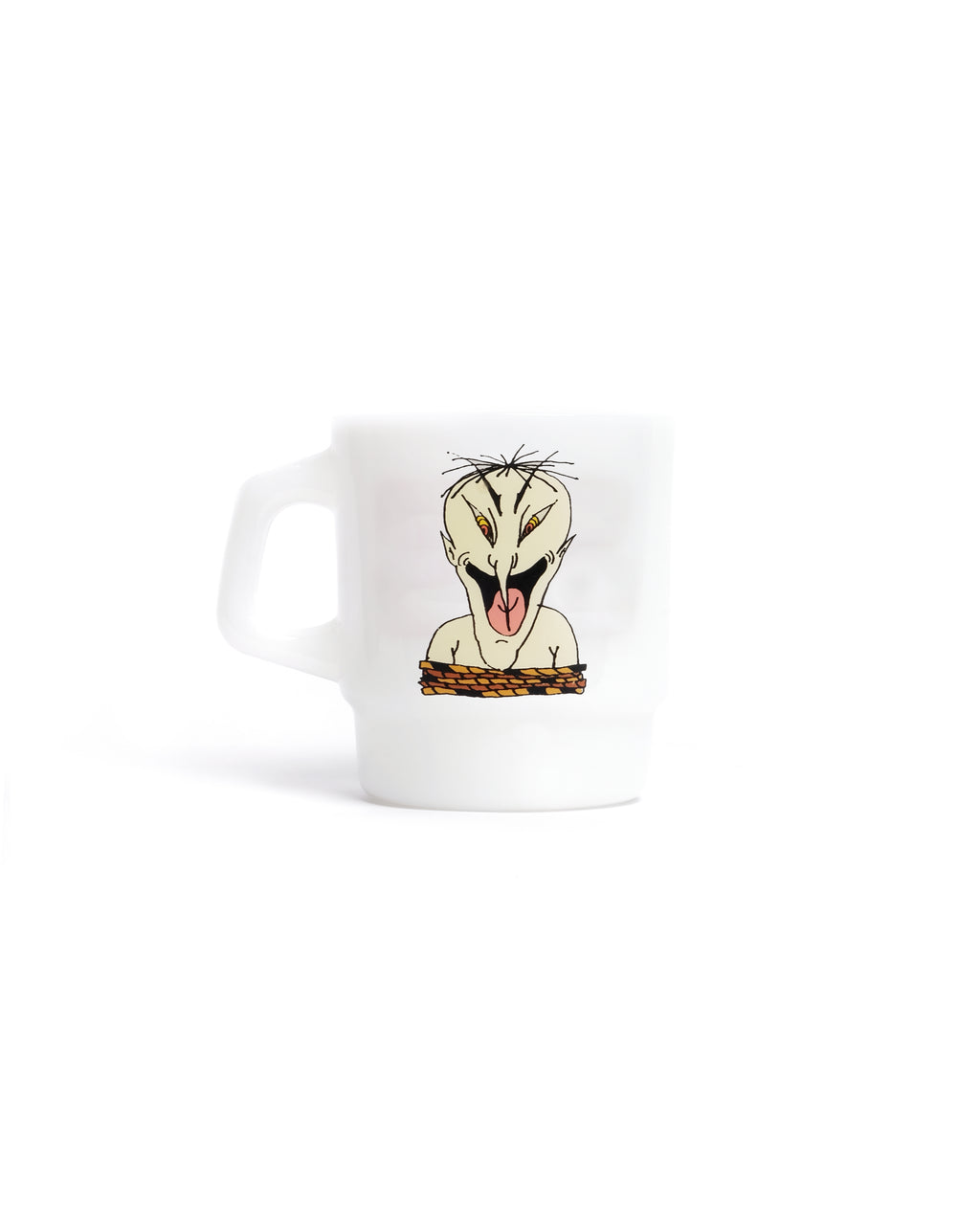 WILYBELLY Milk Glass