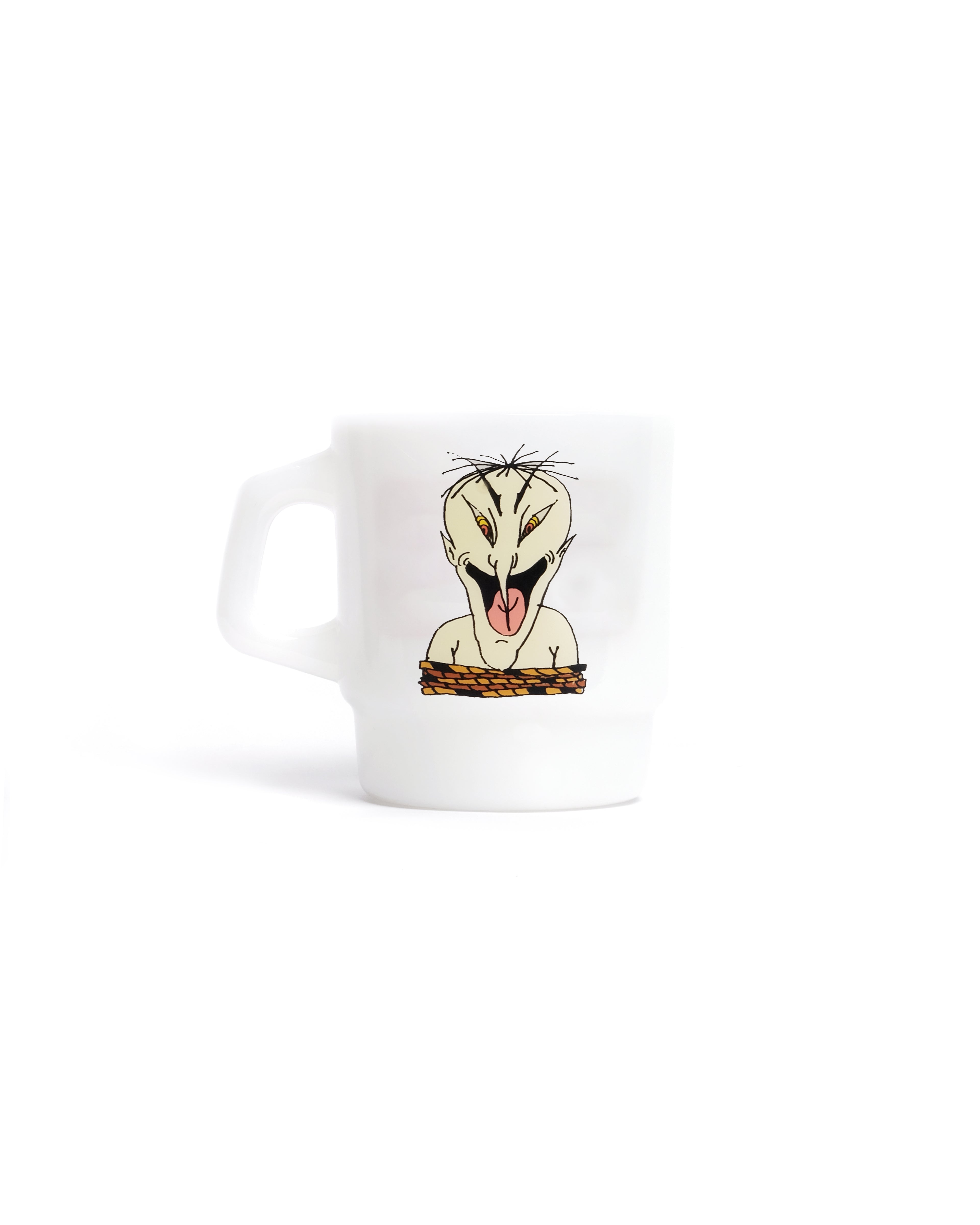 WILYBELLY Milk Glass