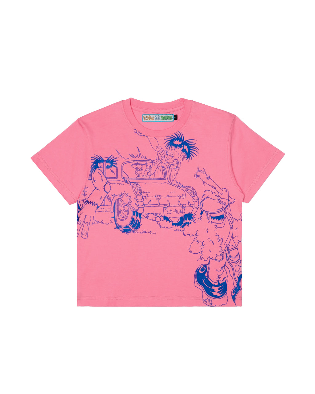 LIAOYEN-WEI Baby Tee Pink