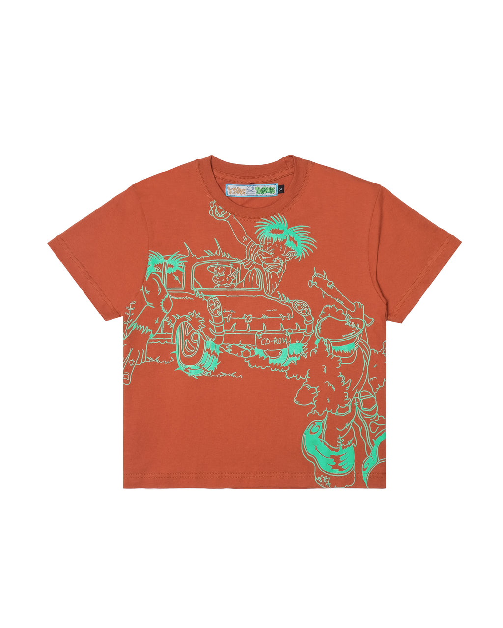 LIAOYEN-WEI Baby Tee Brown