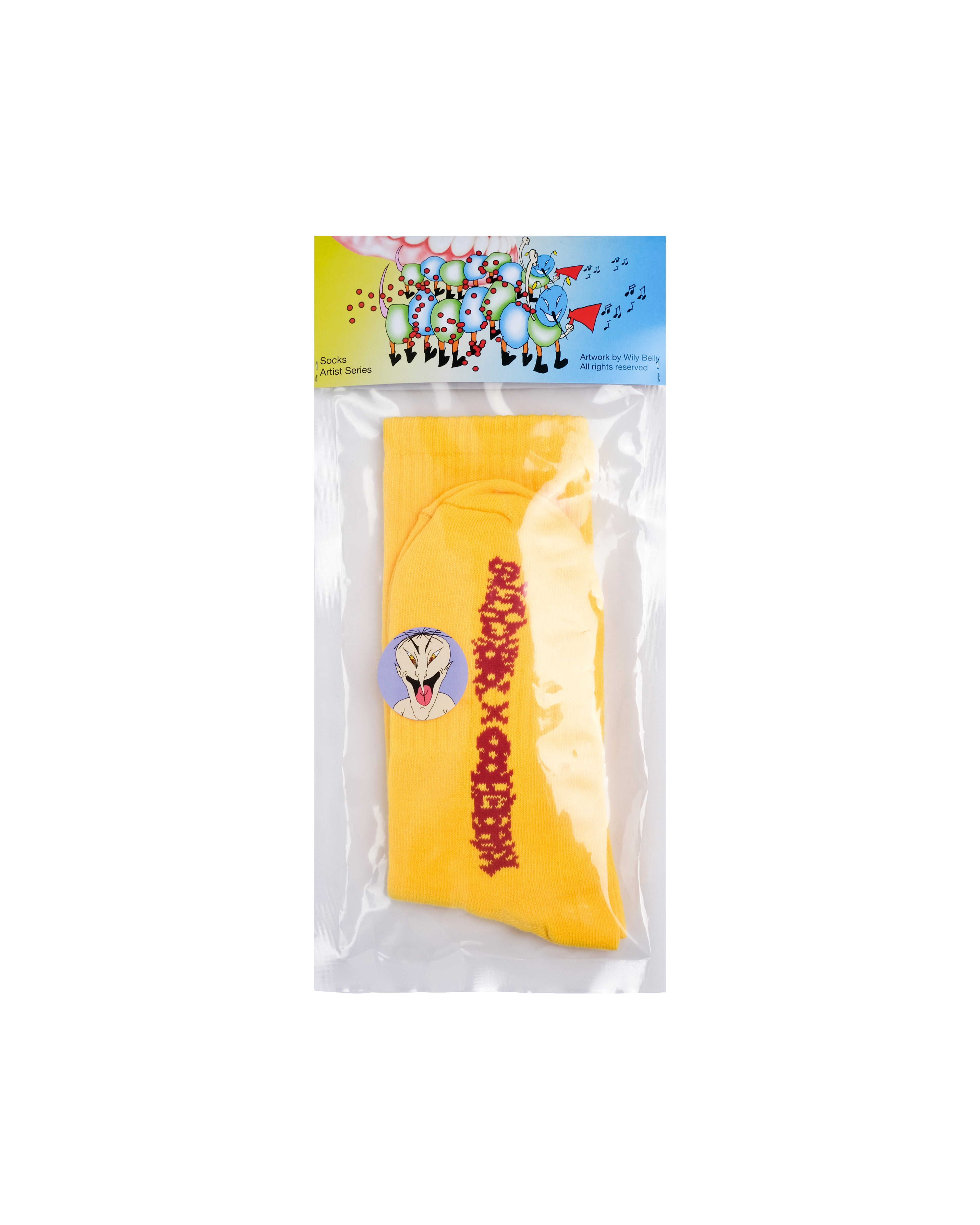 KAPEHOOD x YORKCHIPS Socks Yellow