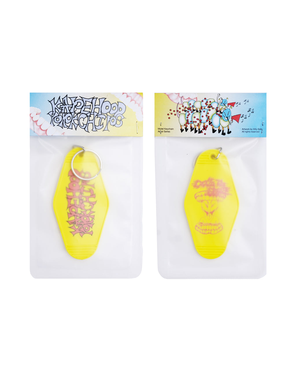 WILYBELLY Motel Keychain