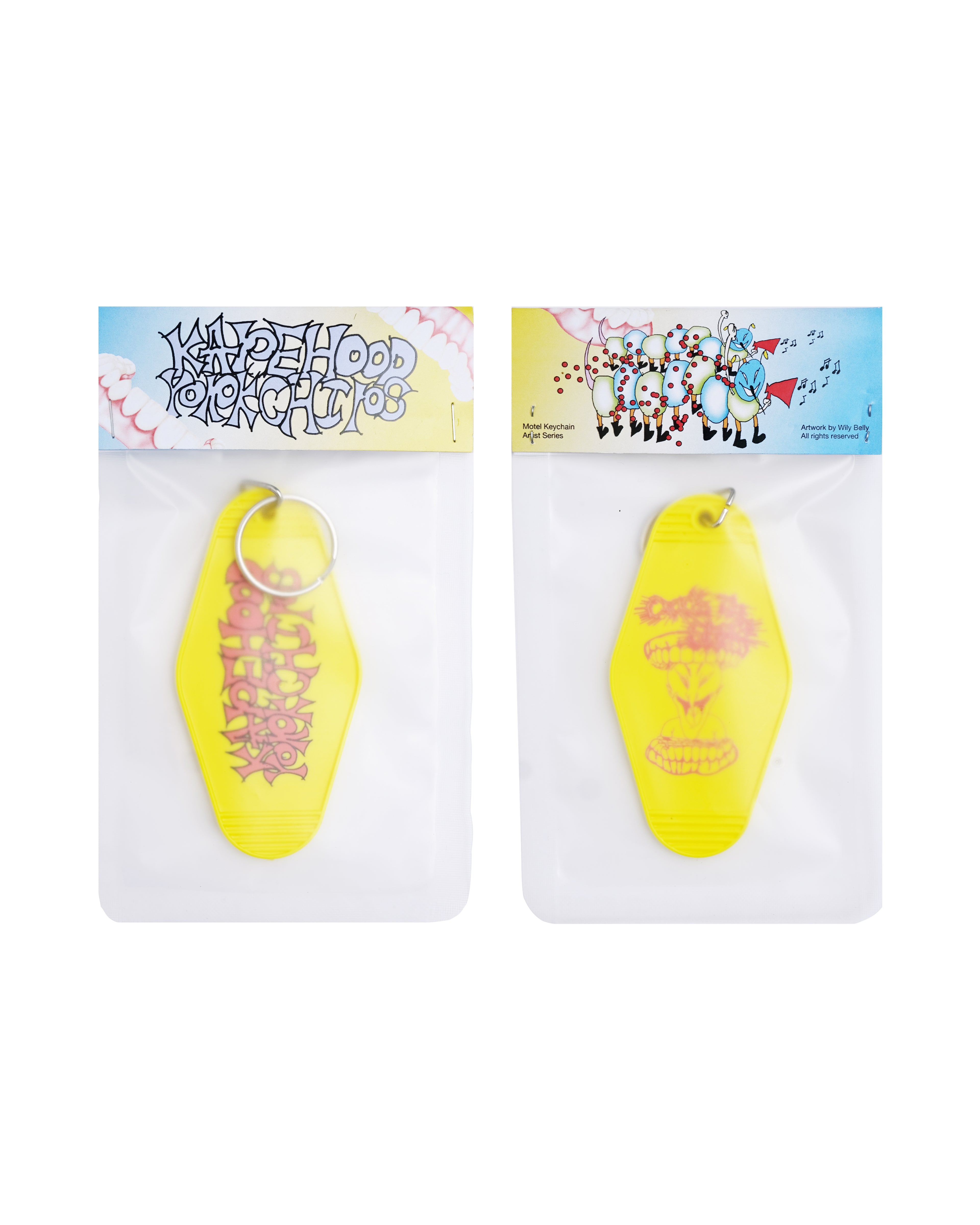 WILYBELLY Motel Keychain