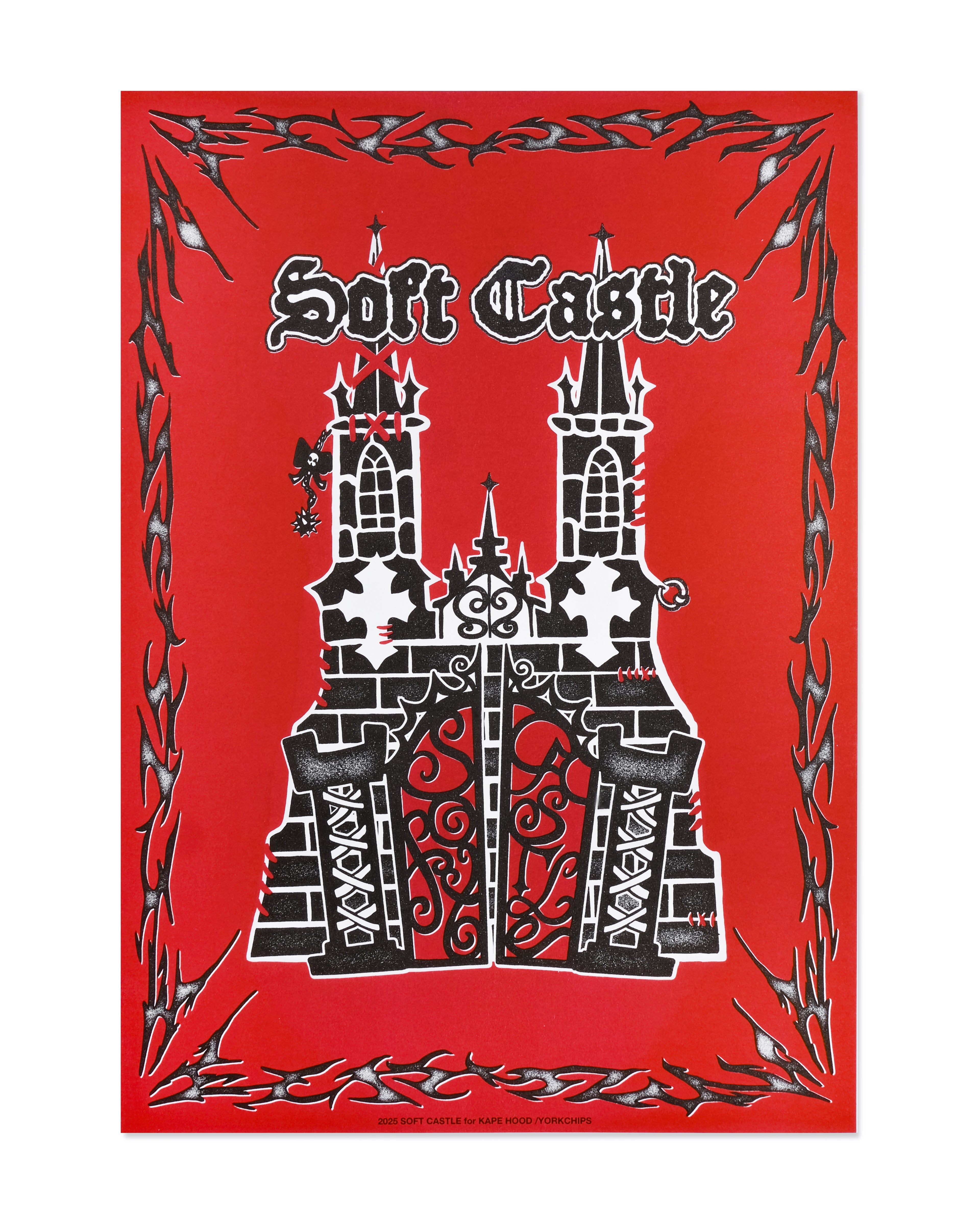 SOFT CASTLE Riso Art Print