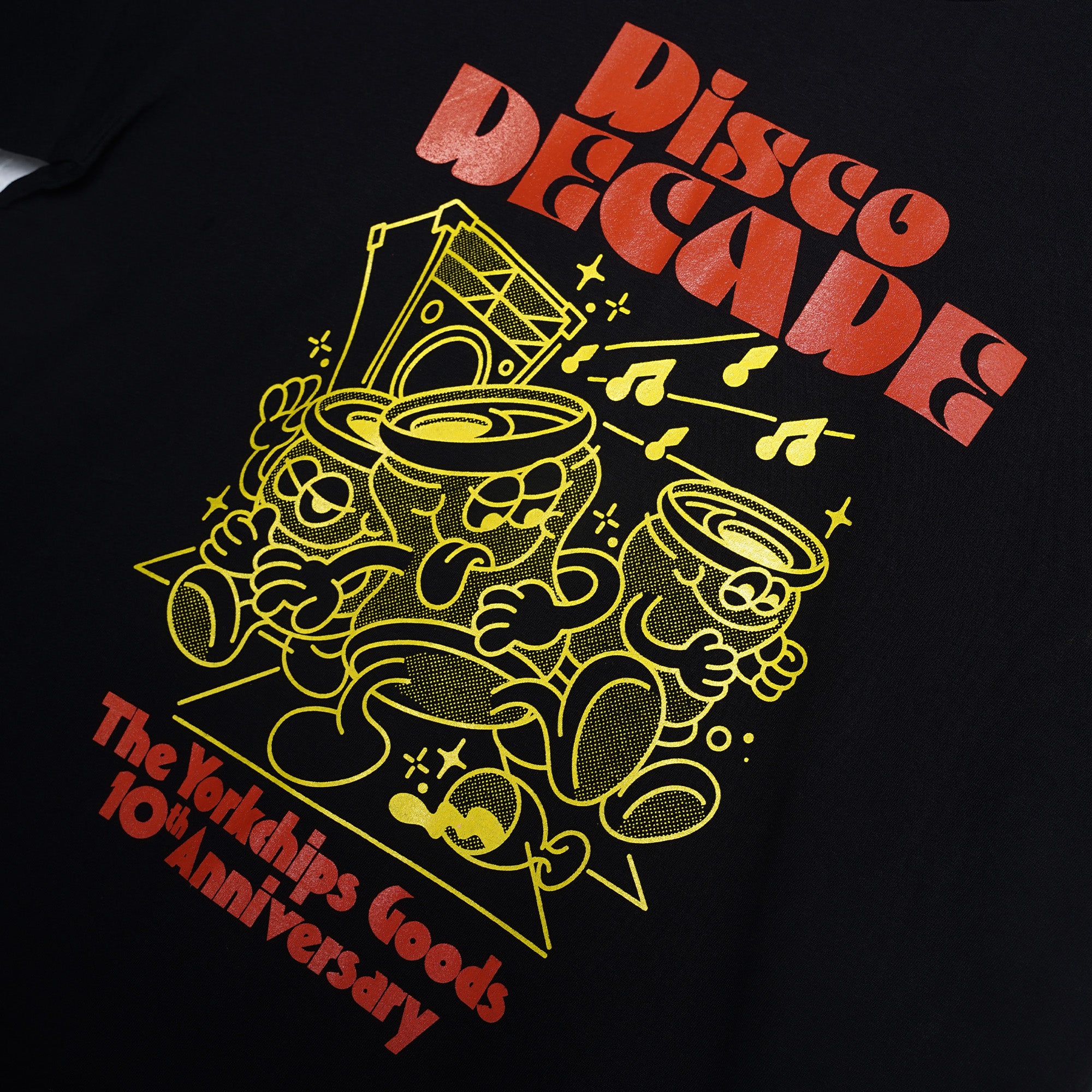DISCO DECADE Black T-Shirt