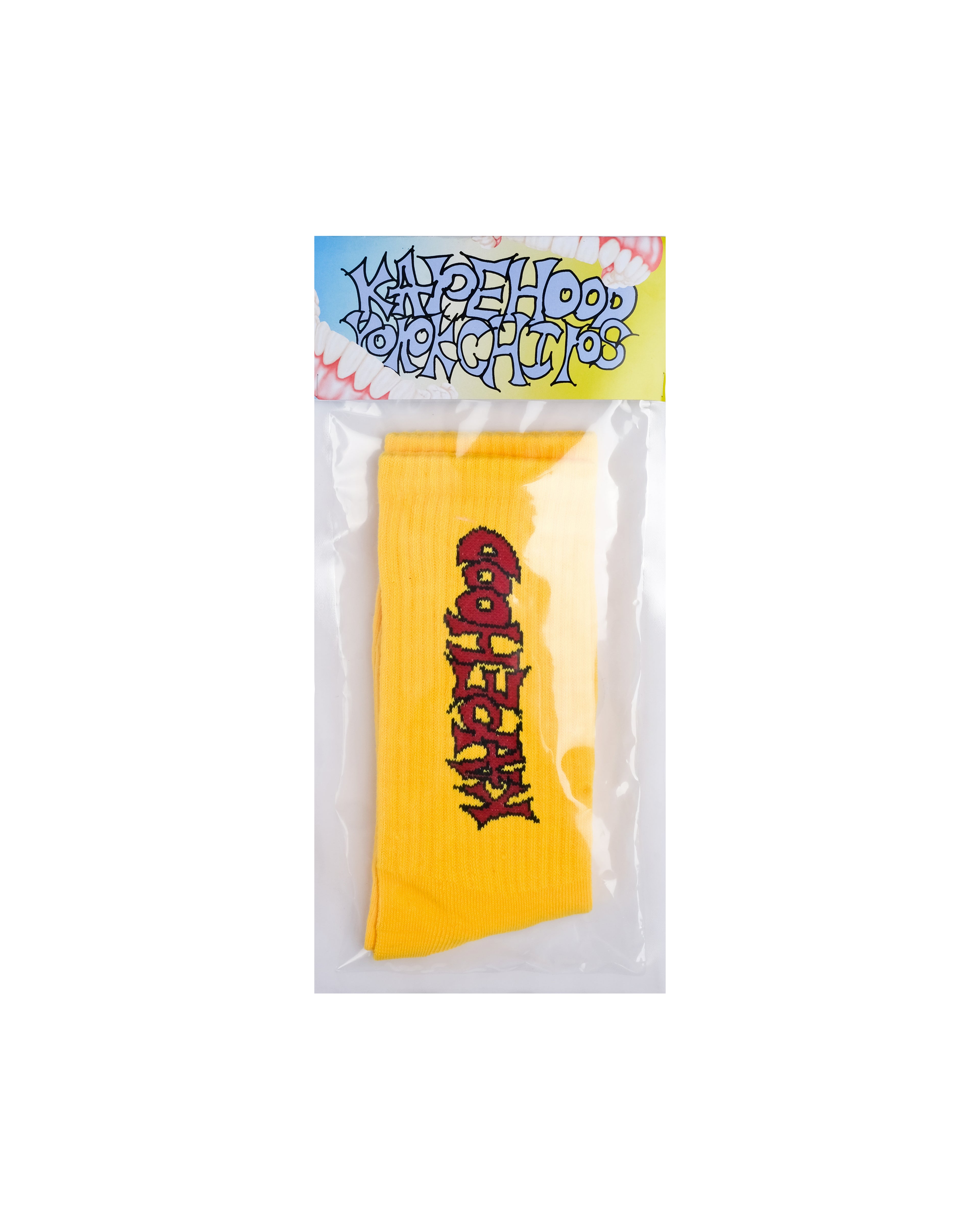 KAPEHOOD x YORKCHIPS Socks Yellow