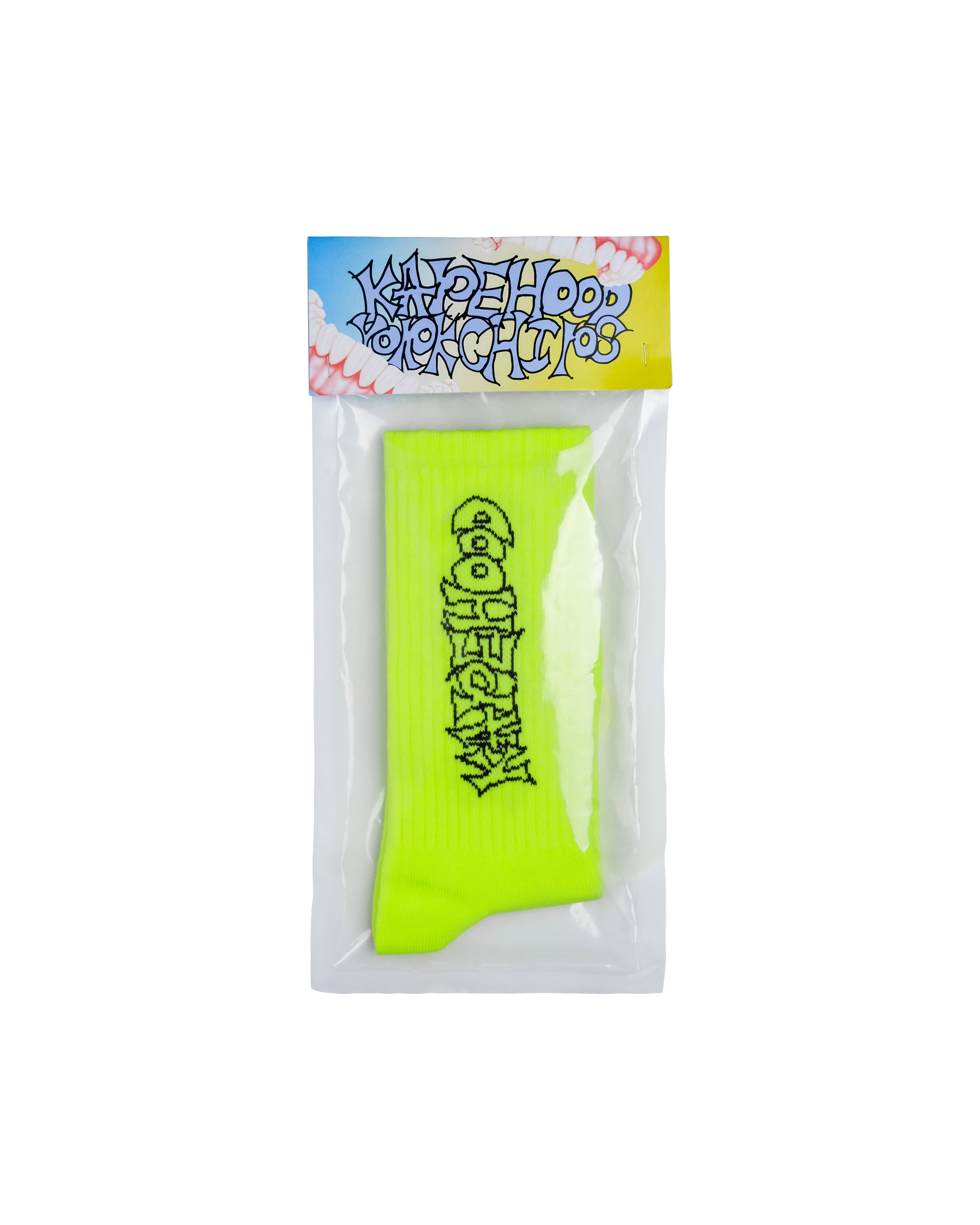 KAPEHOOD x YORKCHIPS Socks Neon