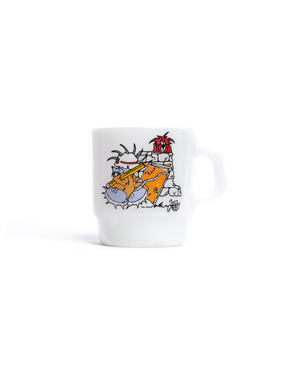 LIAOYEN-WEI Milk Glass