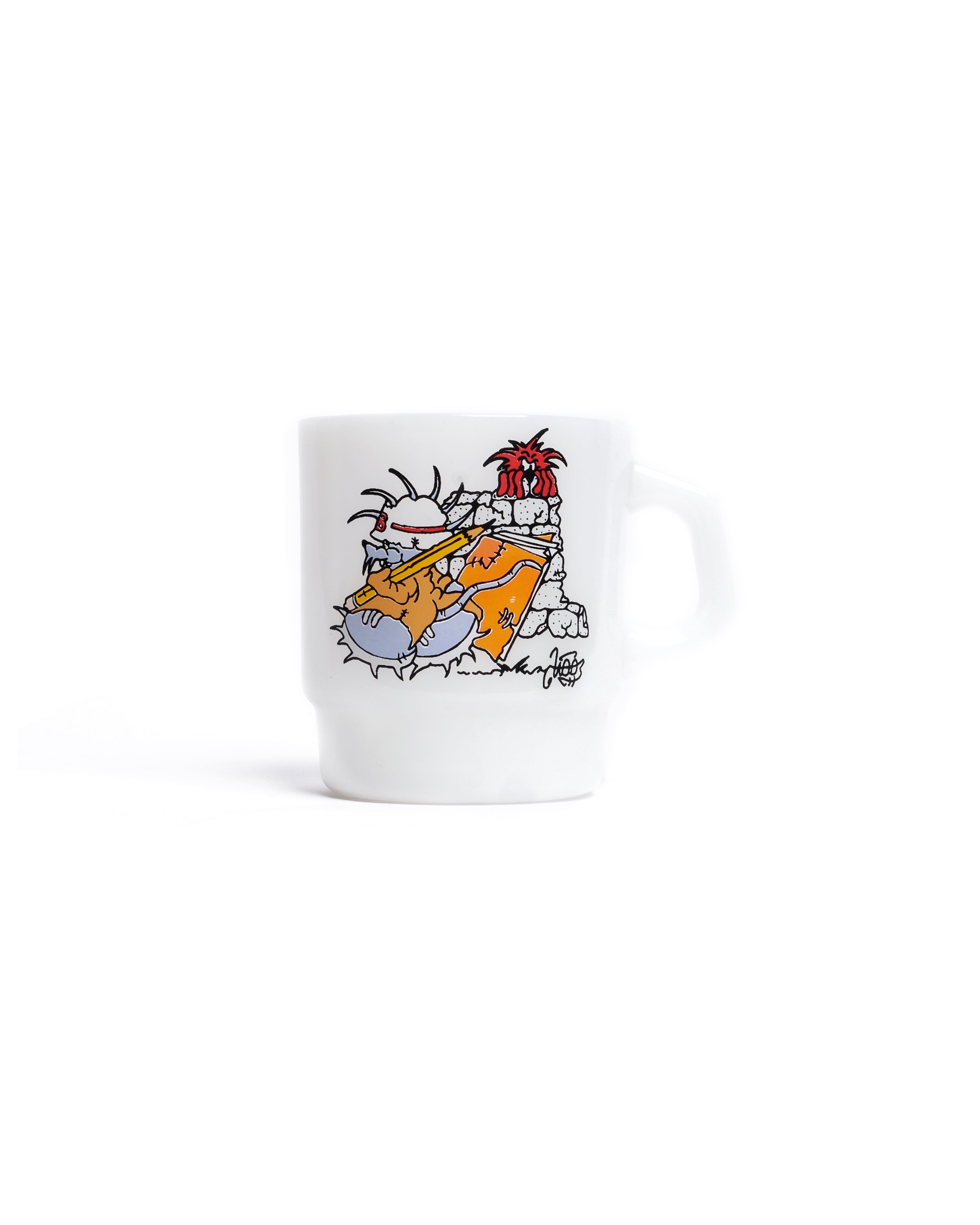 LIAOYEN-WEI Milk Glass