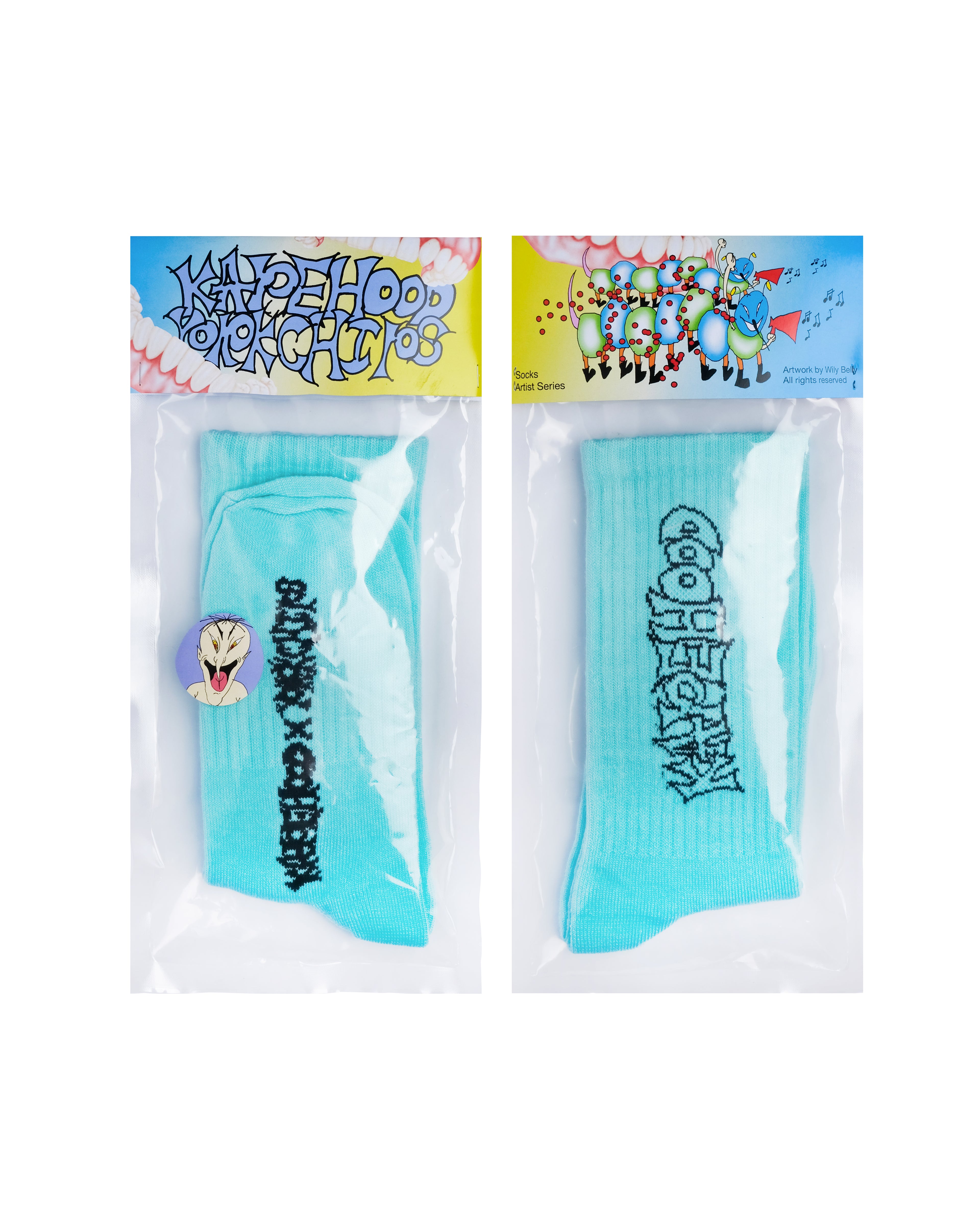 KAPEHOOD x YORKCHIPS Socks Blue