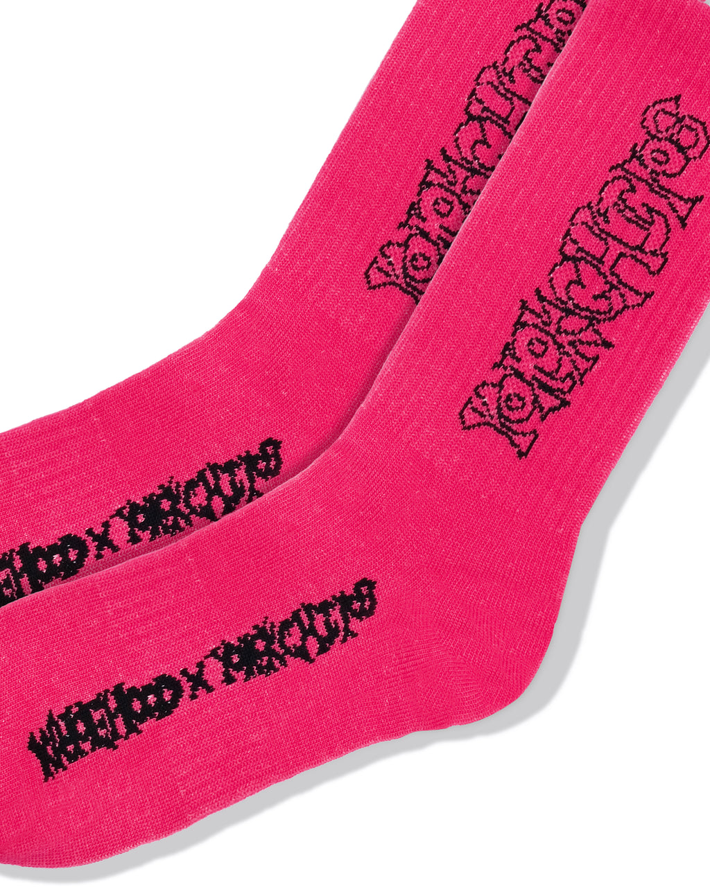KAPEHOOD x YORKCHIPS Socks Pink