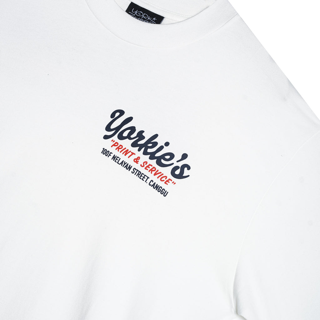 YORKIE White T-Shirt