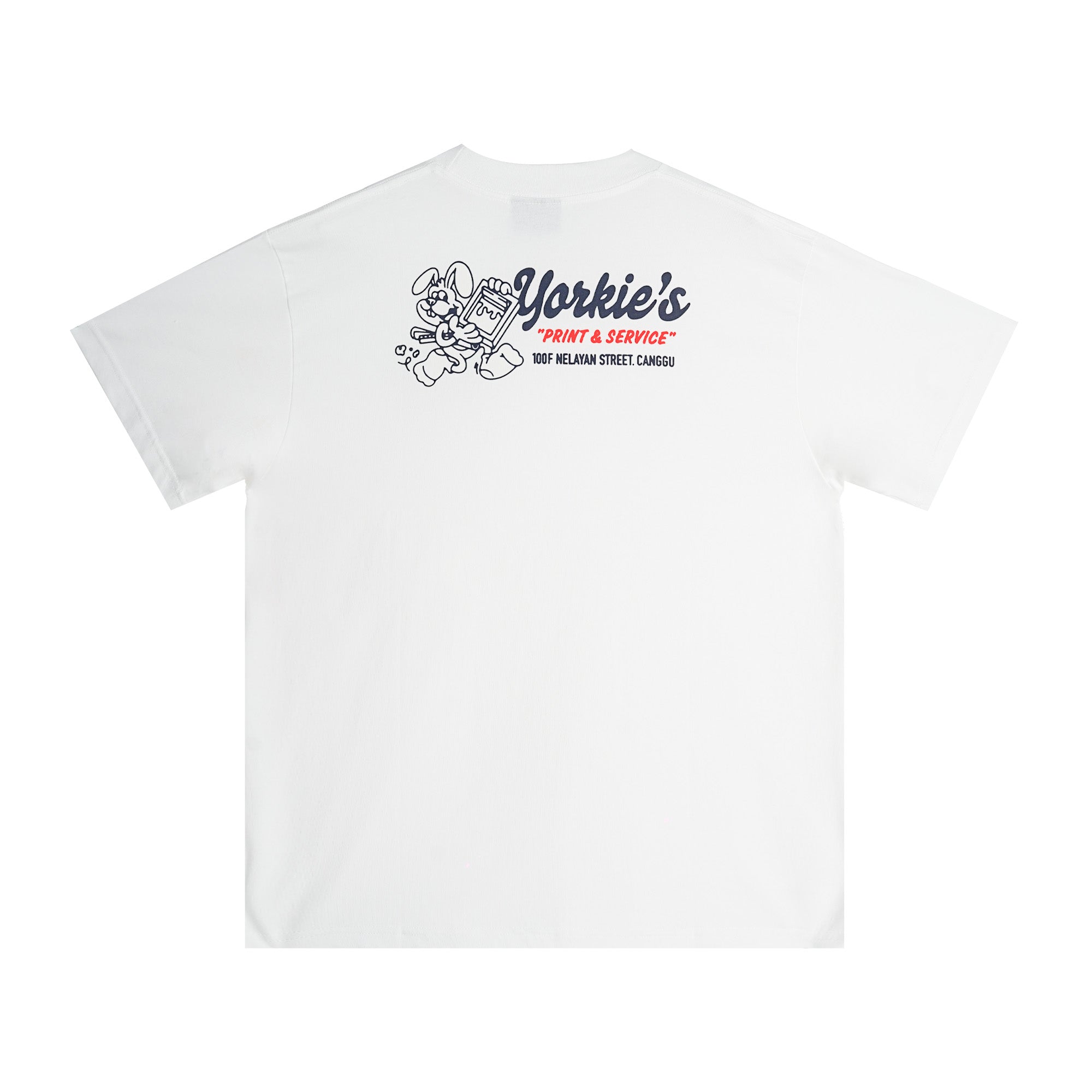 YORKIE White T-Shirt