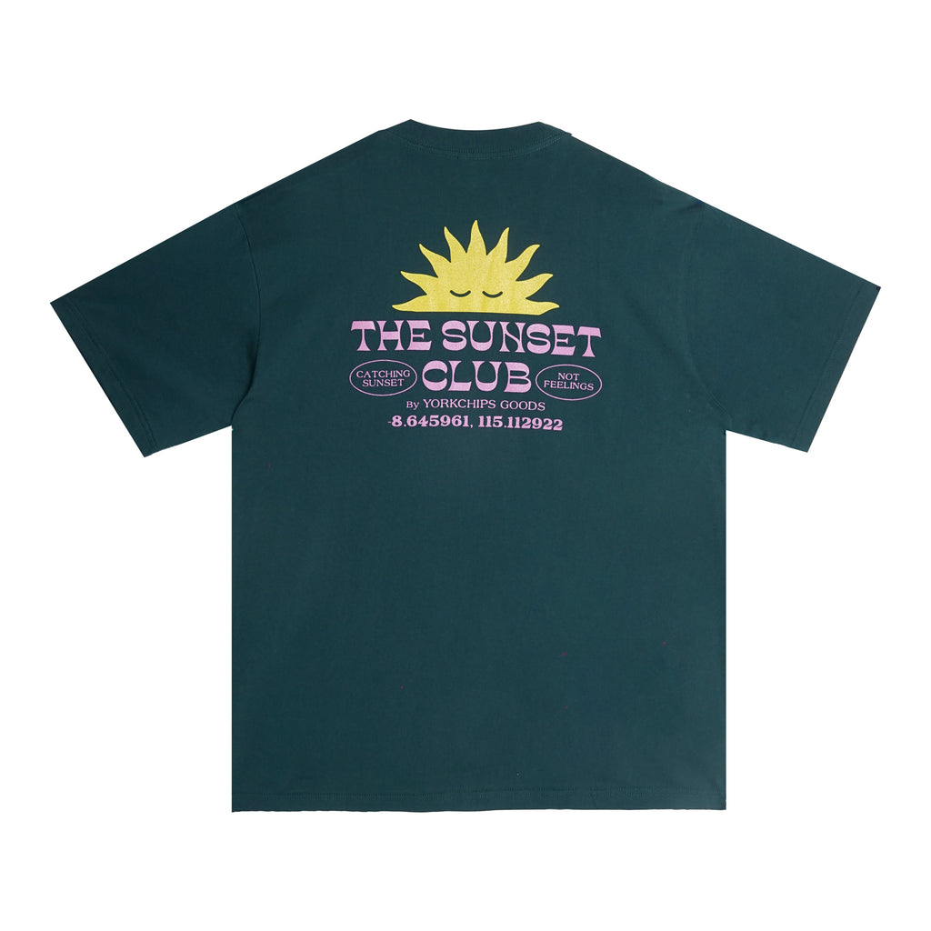 SUNSET SPOT Teal T-Shirt