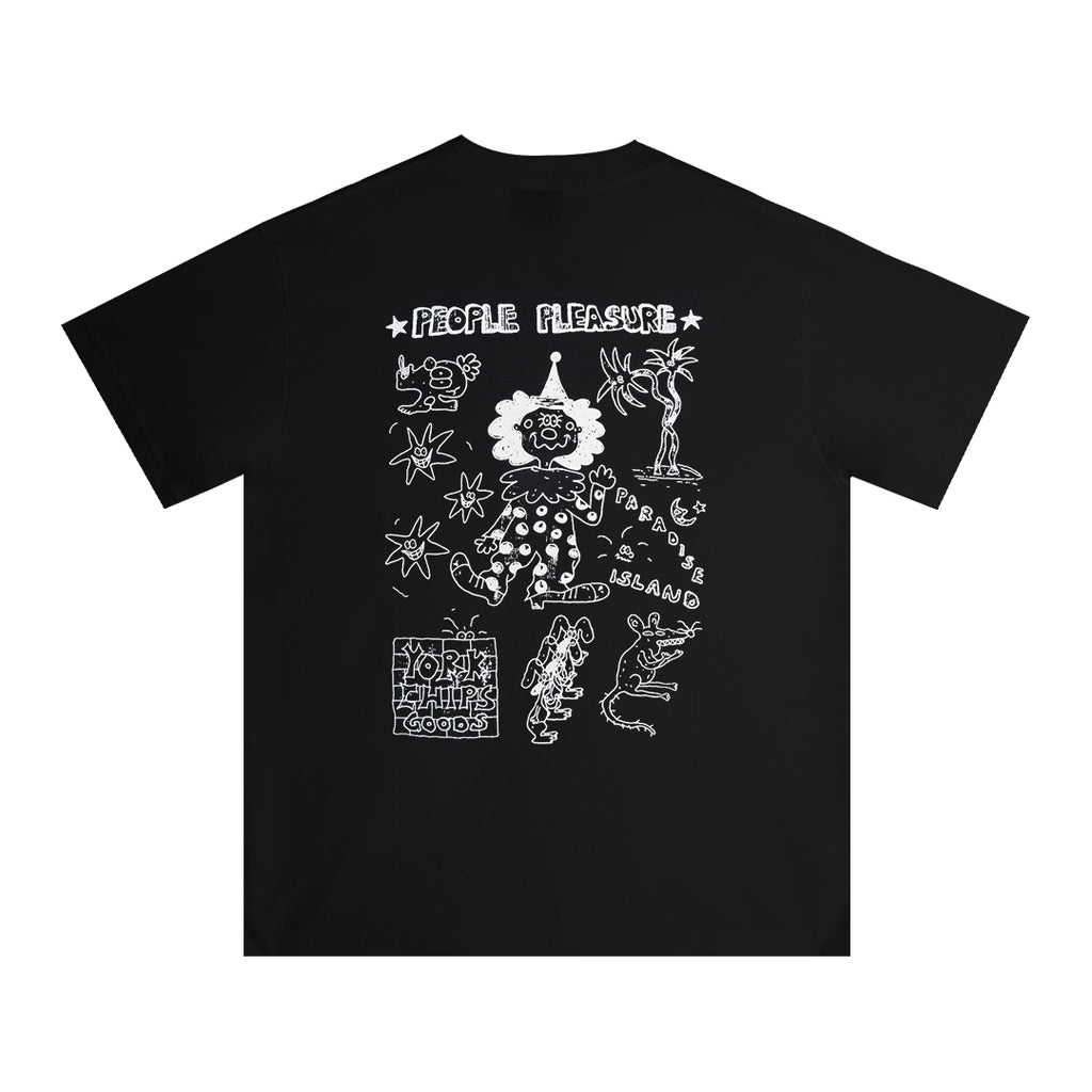 PARADISE Black T-Shirt