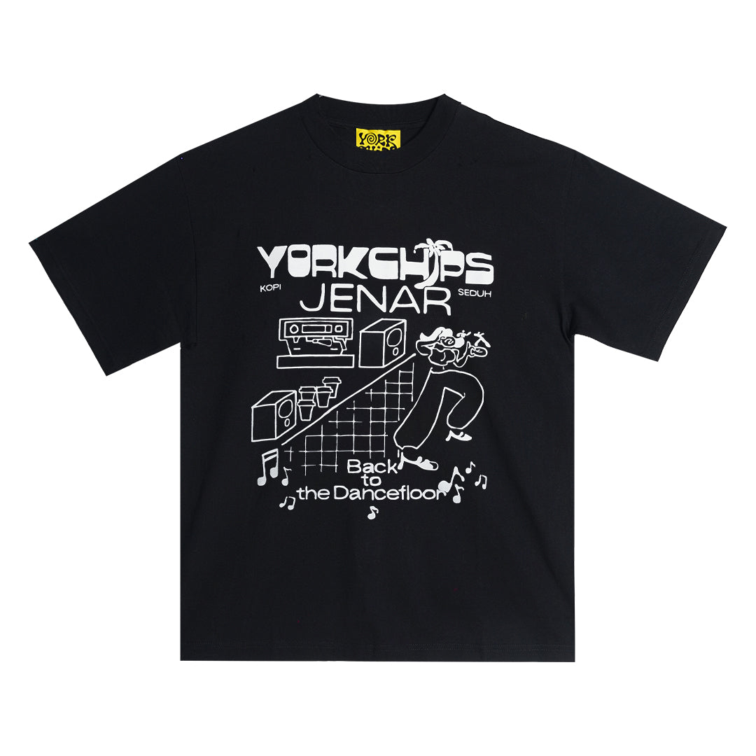 YORKCHIPS x JENAR Black T-Shirt