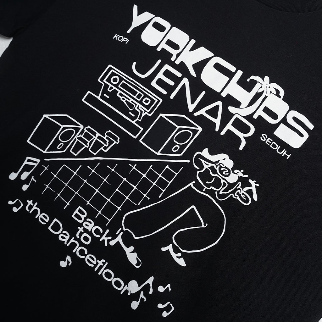 YORKCHIPS x JENAR Black T-Shirt