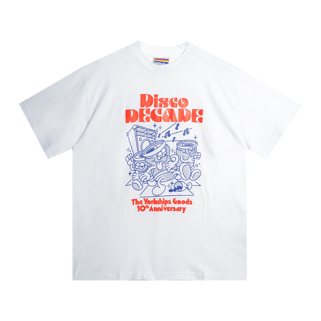 DISCO DECADE White T-Shirt