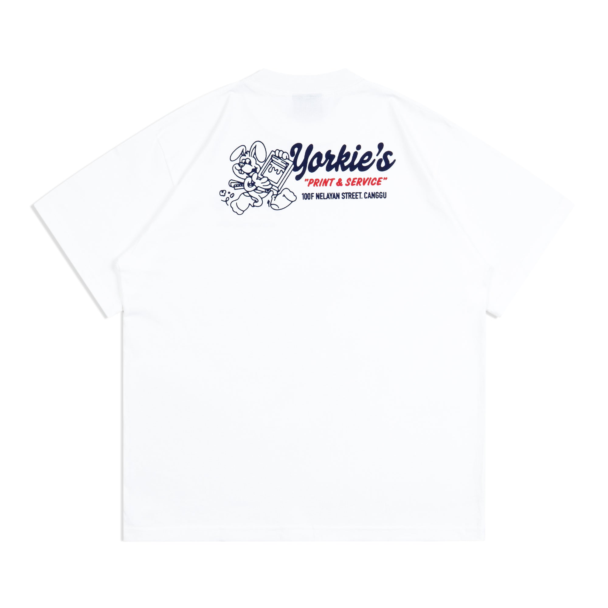 YORKIE White T-Shirt