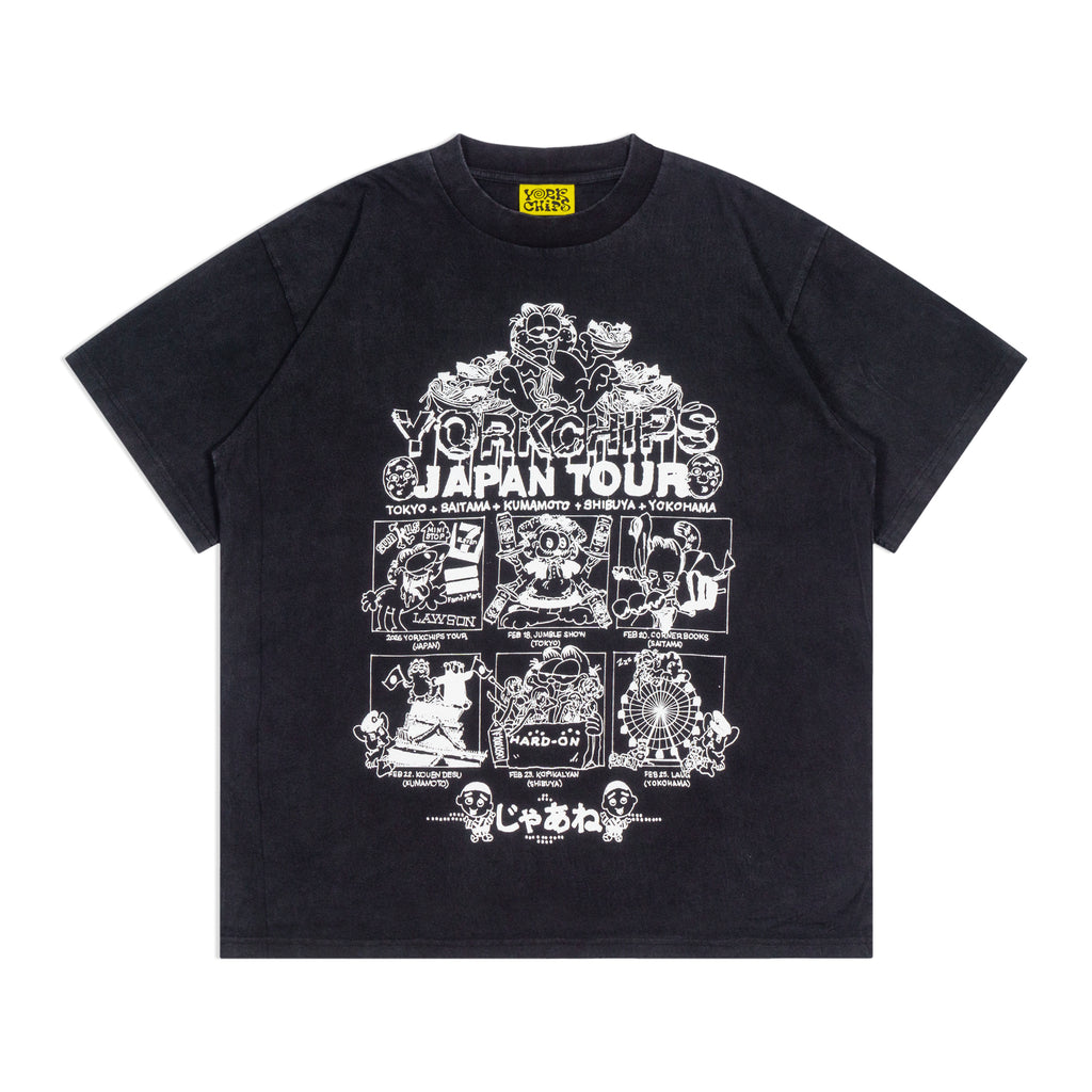 JAPAN TOUR Black Wash T-Shirt