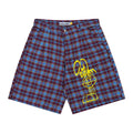 STEWART AMSTRONG Red Plaid Jorts