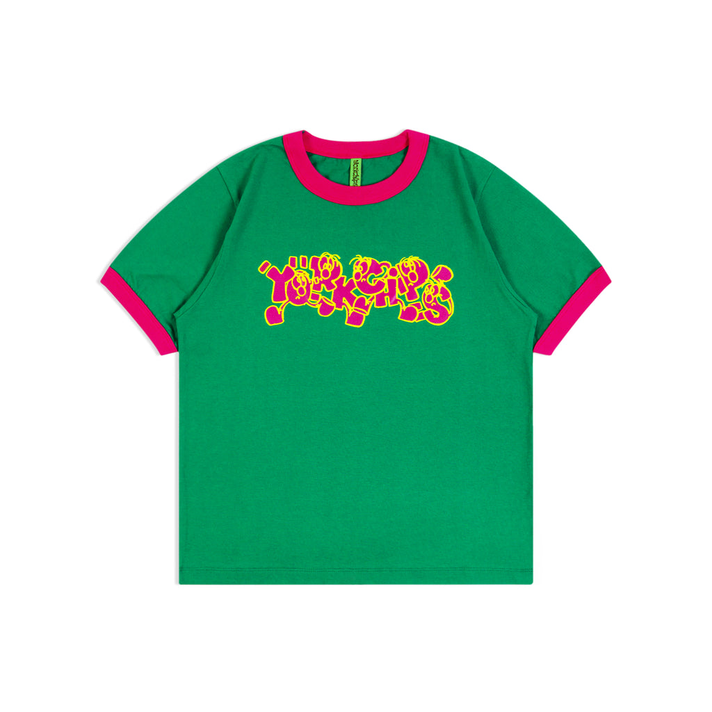 AKI SAN Green Ringer Tee