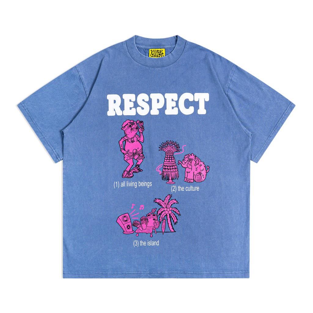 RESPECT Blue Wash T-Shirt