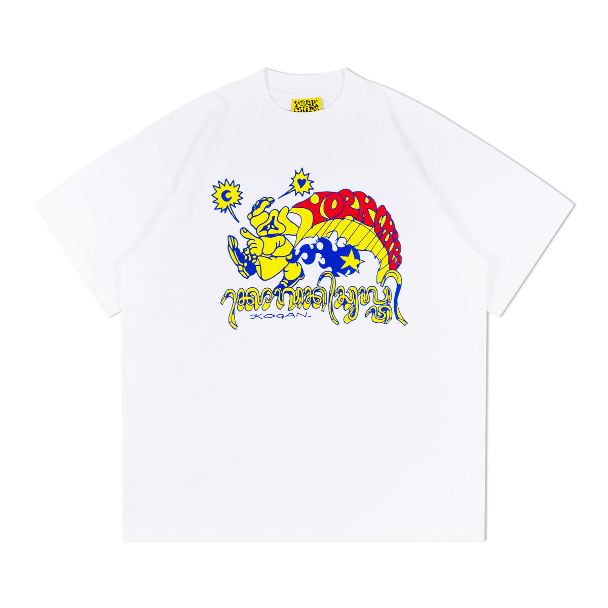KOGAN AKSARA White T-Shirt