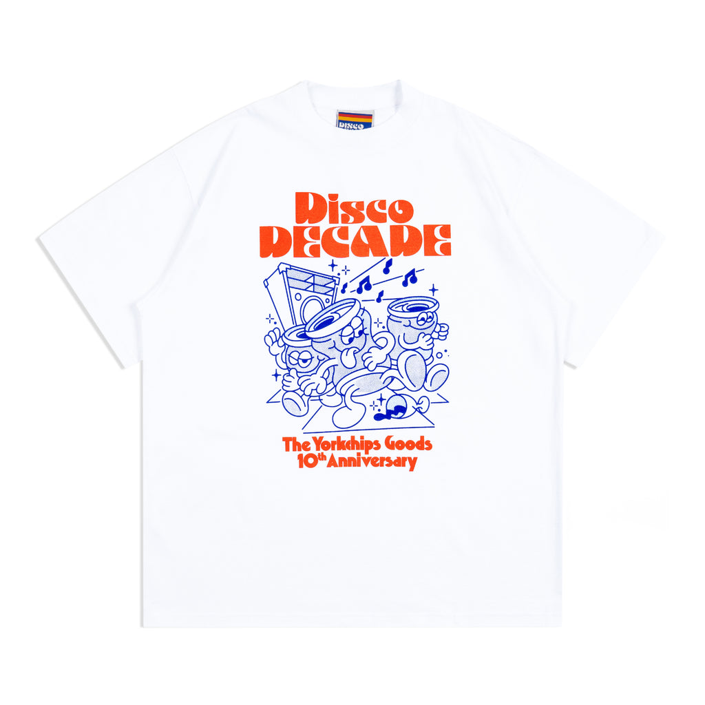 DISCO DECADE White T-Shirt