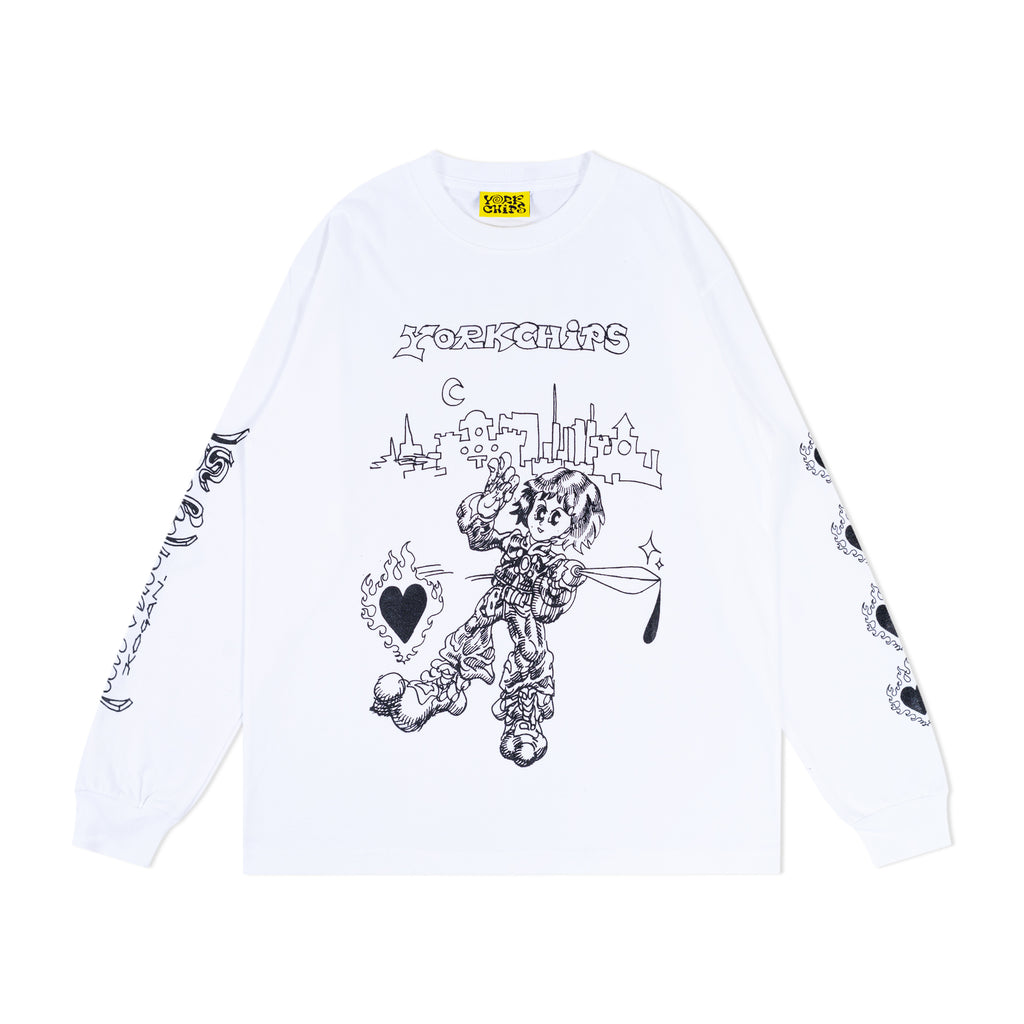 KOGAN SWORD White Longsleeve