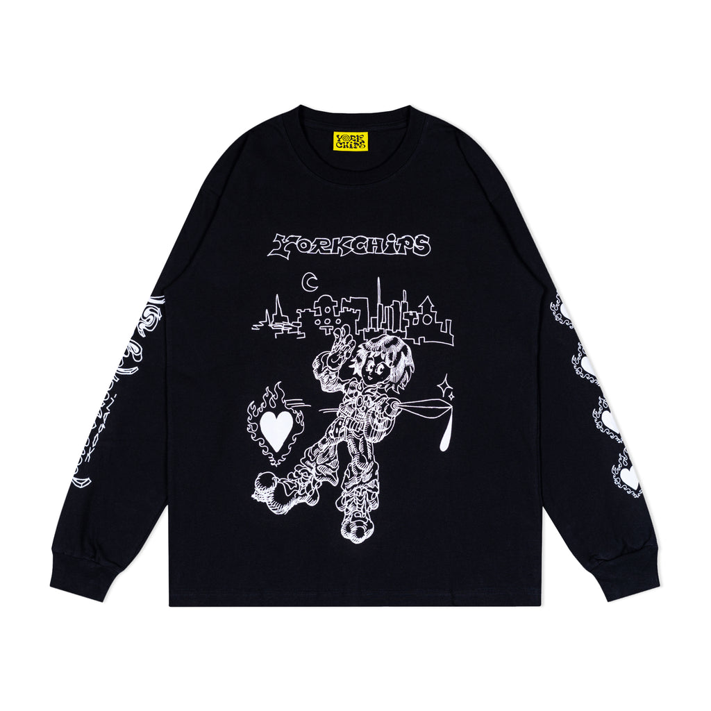 KOGAN SWORD Black Longsleeve