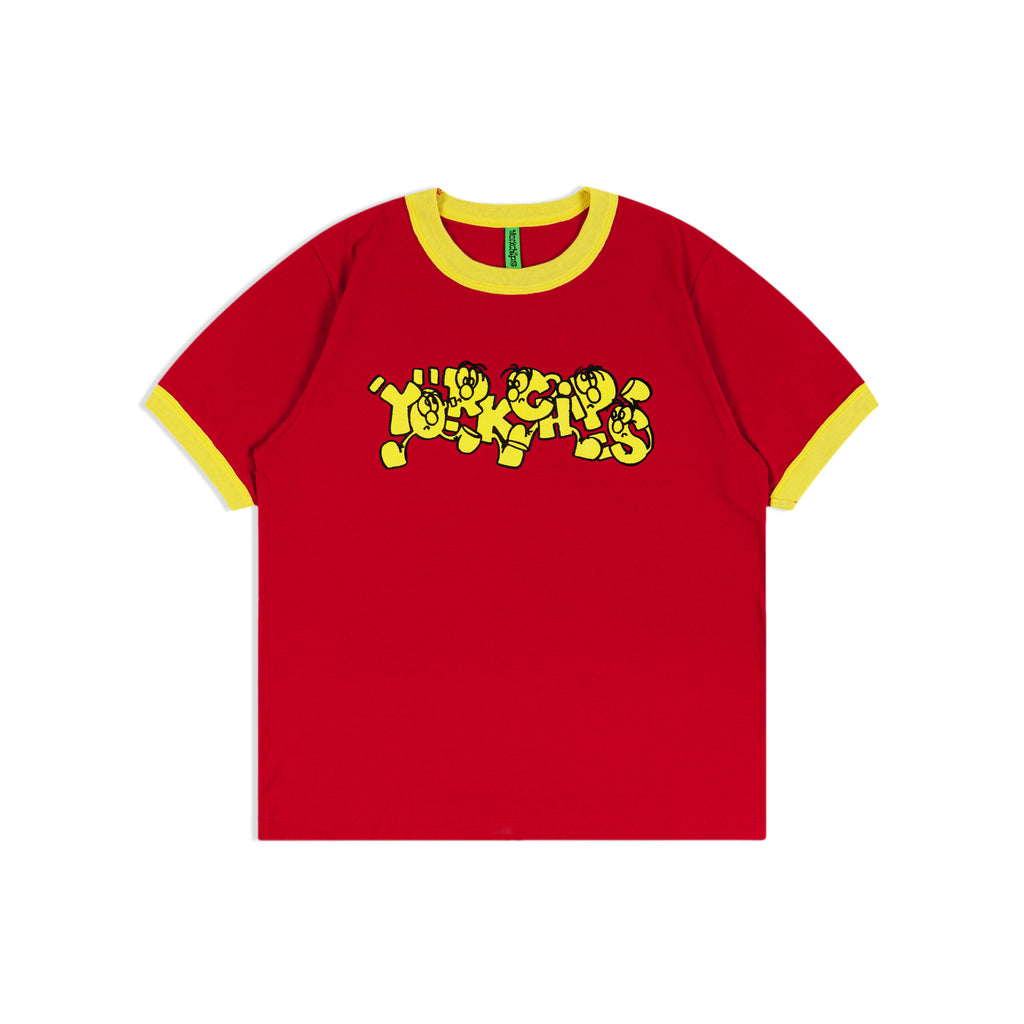 AKI SAN Red Ringer Tee