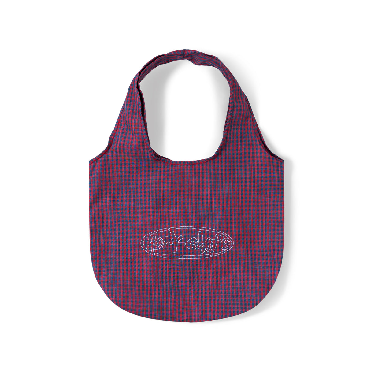 EYESORE Tartan Grocery Bag