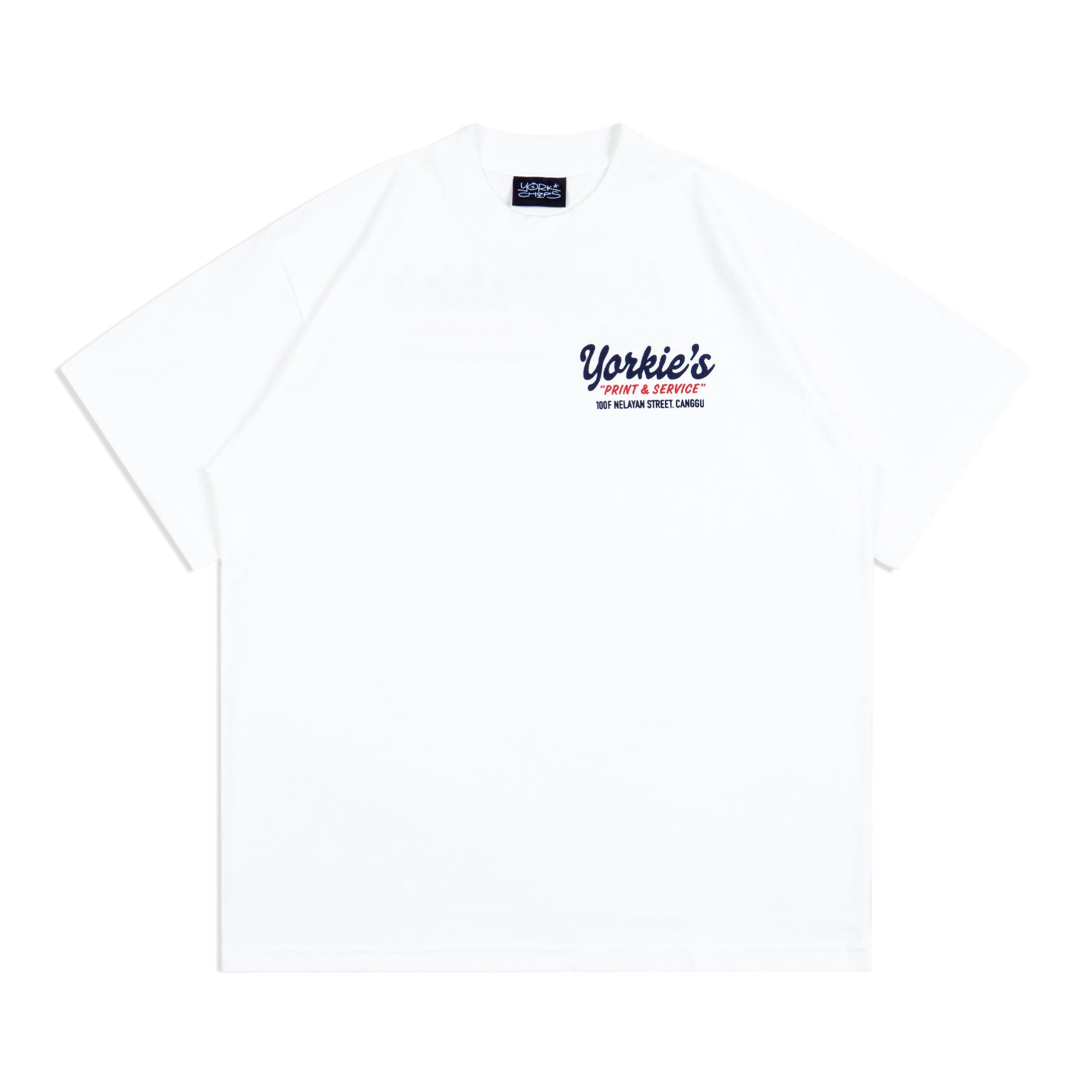 YORKIE White T-Shirt