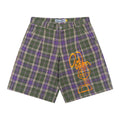 STEWART AMSTRONG Green Plaid Jorts