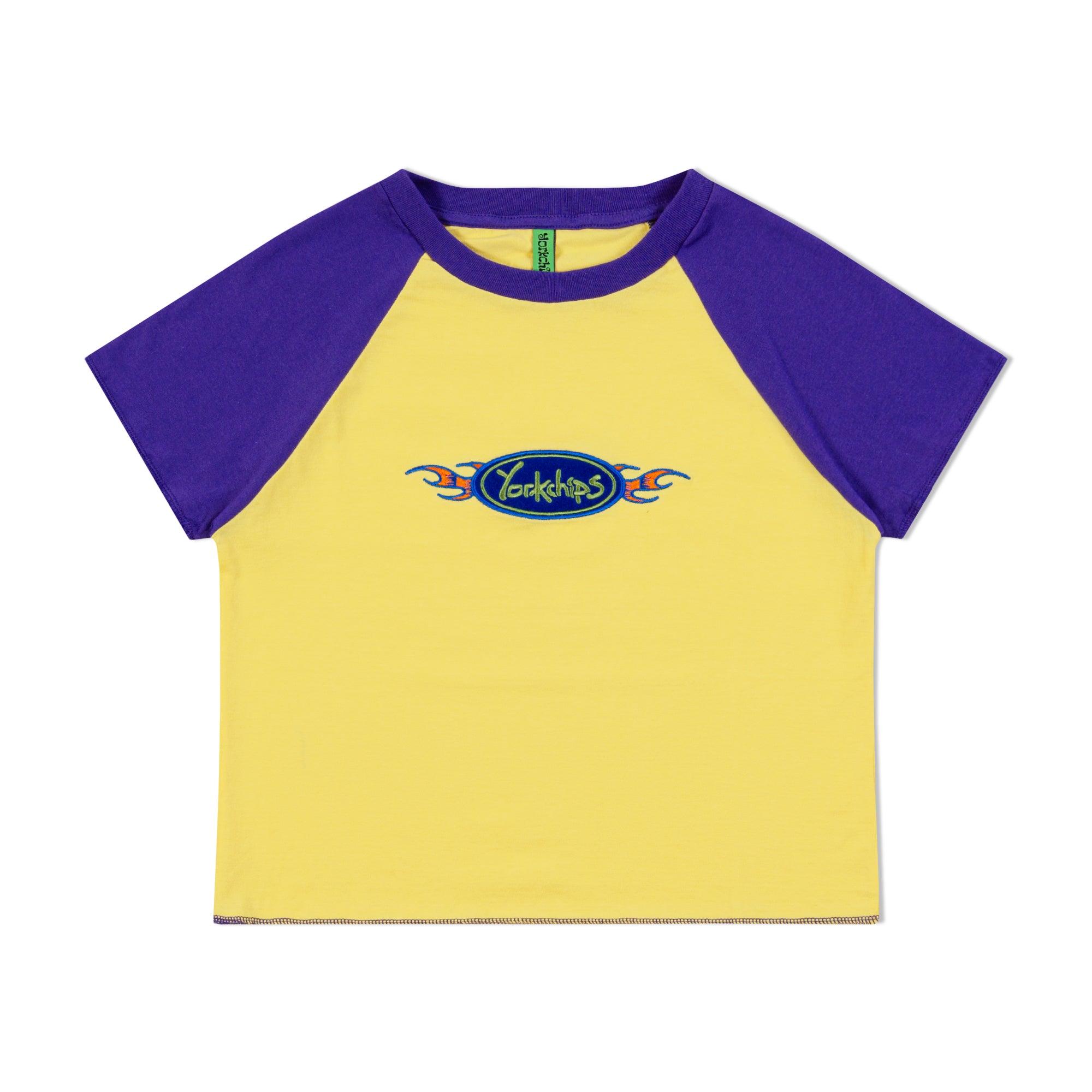 ODYSSEY Yellow Raglan Baby Tee