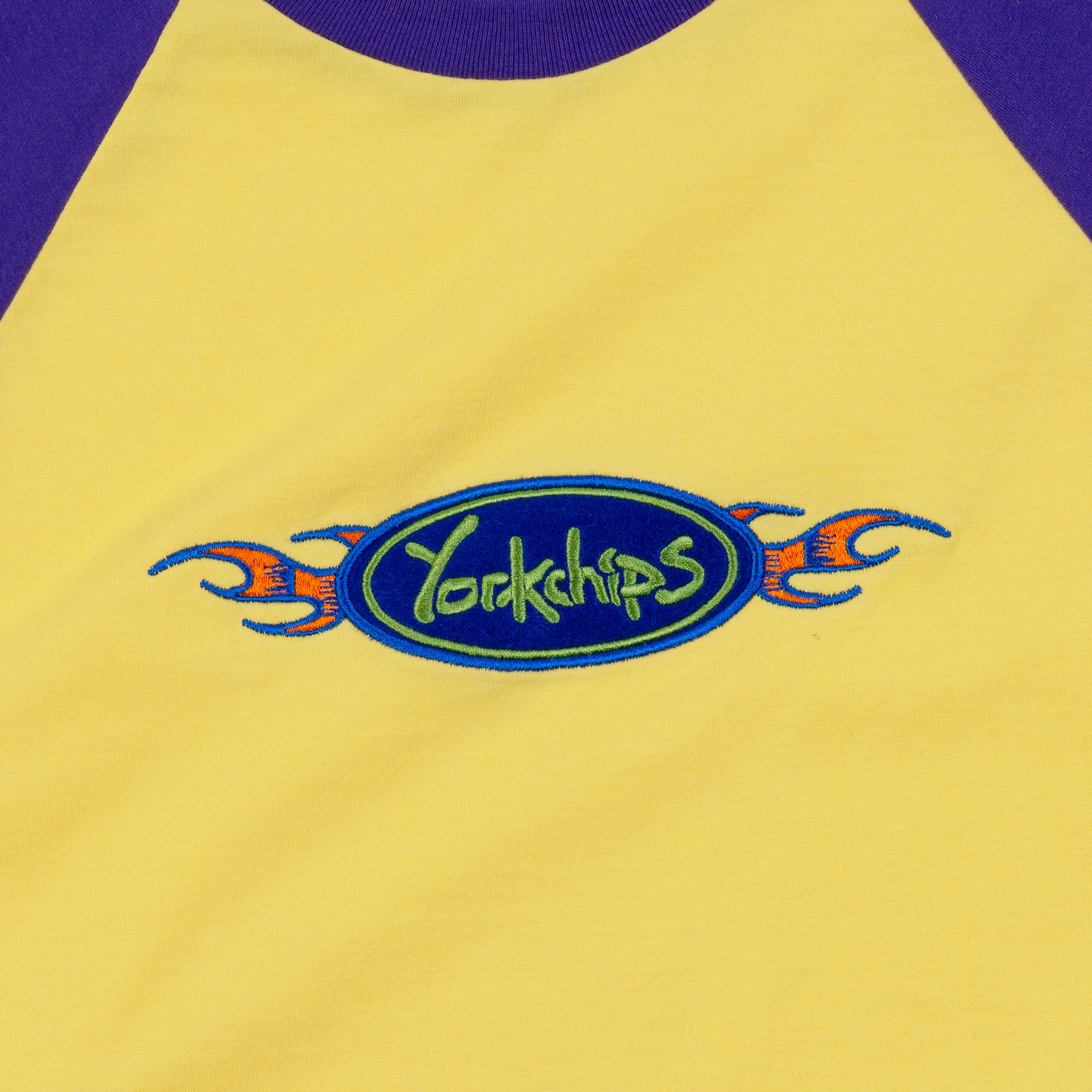 ODYSSEY Yellow Raglan Baby Tee