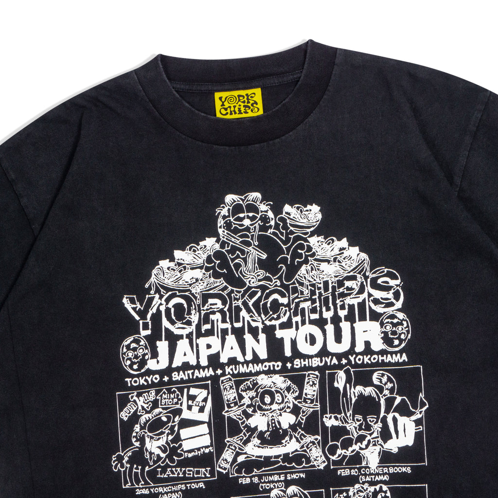 JAPAN TOUR Black Wash T-Shirt