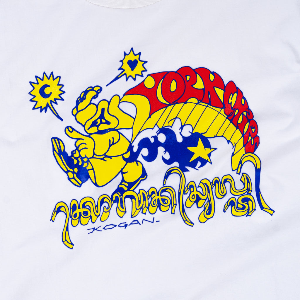 KOGAN AKSARA White T-Shirt