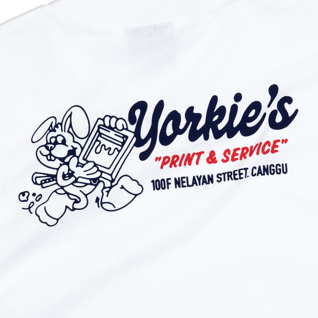 YORKIE White T-Shirt