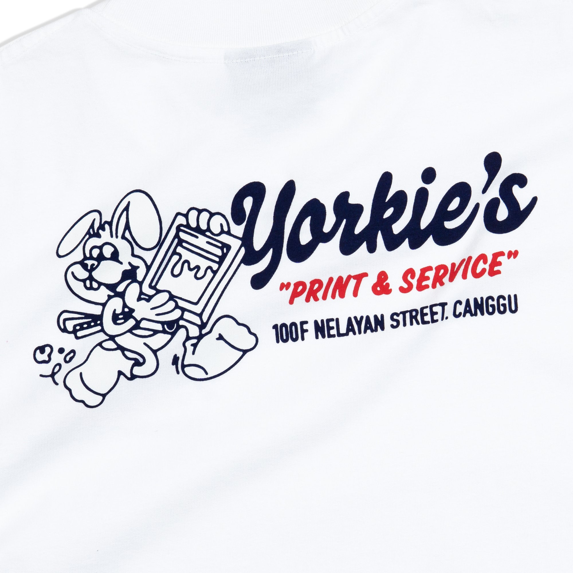 YORKIE White T-Shirt
