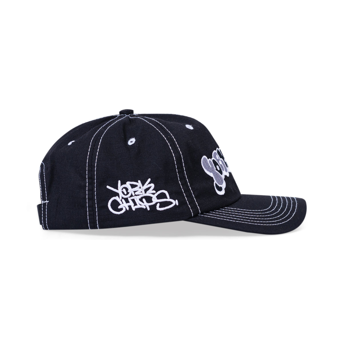 SHARO Black 6 Panel Cap
