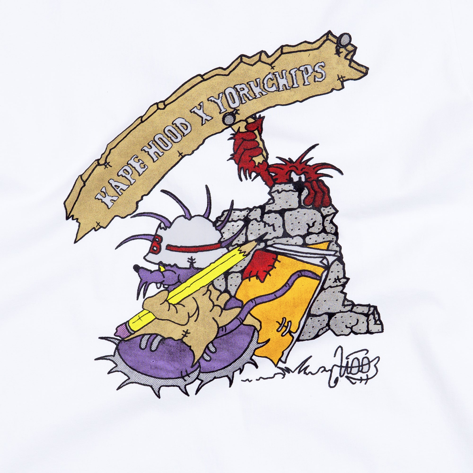 LIAOYEN-WEI White Artist Series T-Shirt