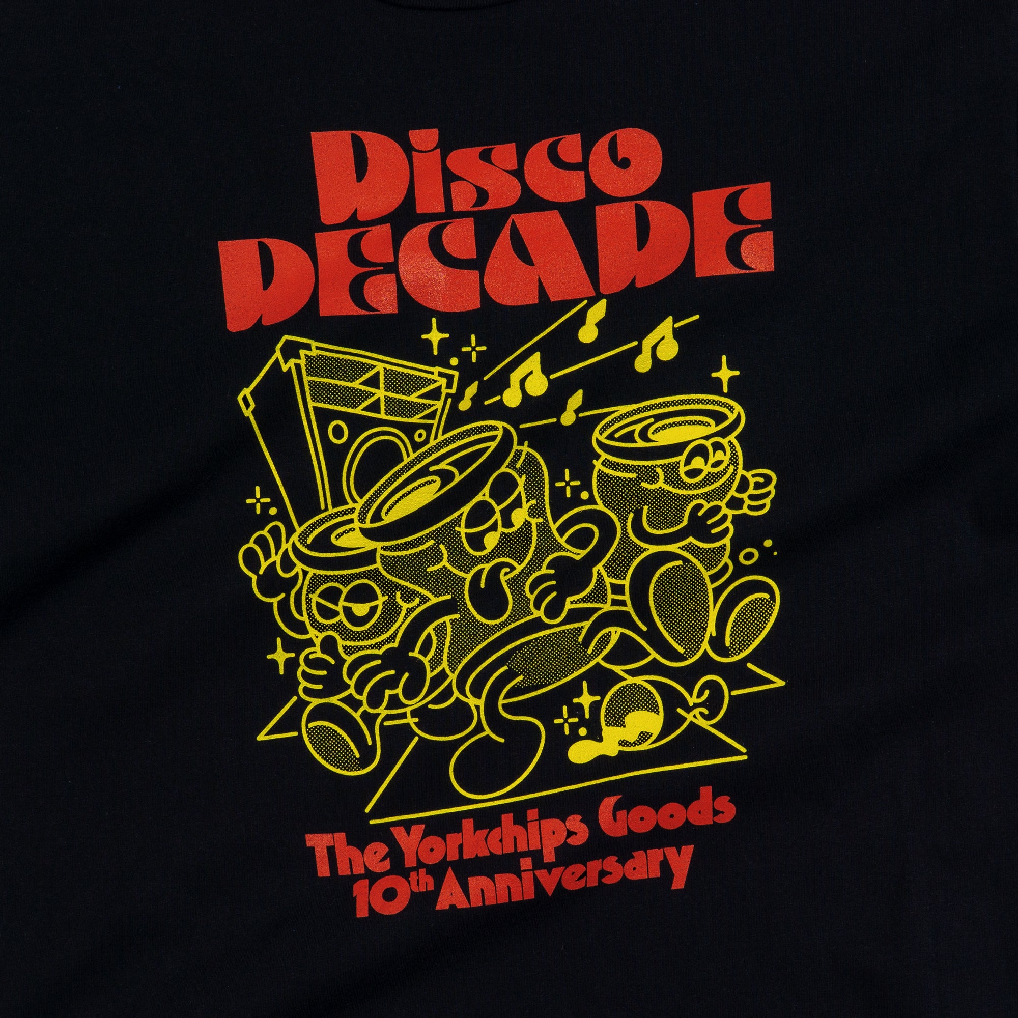 DISCO DECADE Black T-Shirt