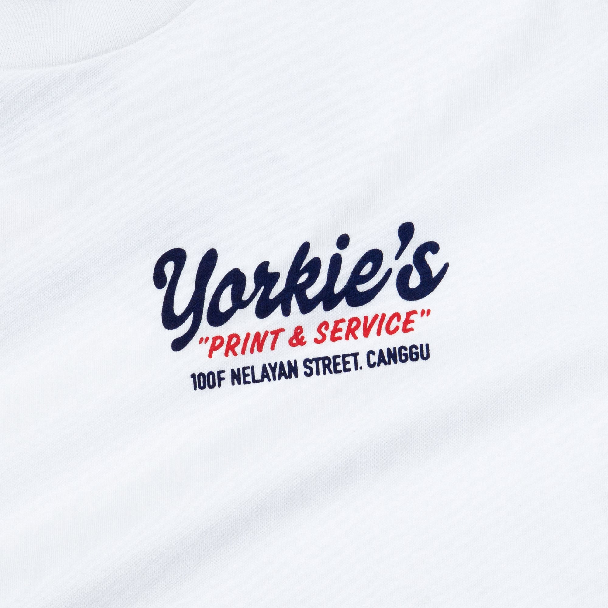 YORKIE White T-Shirt