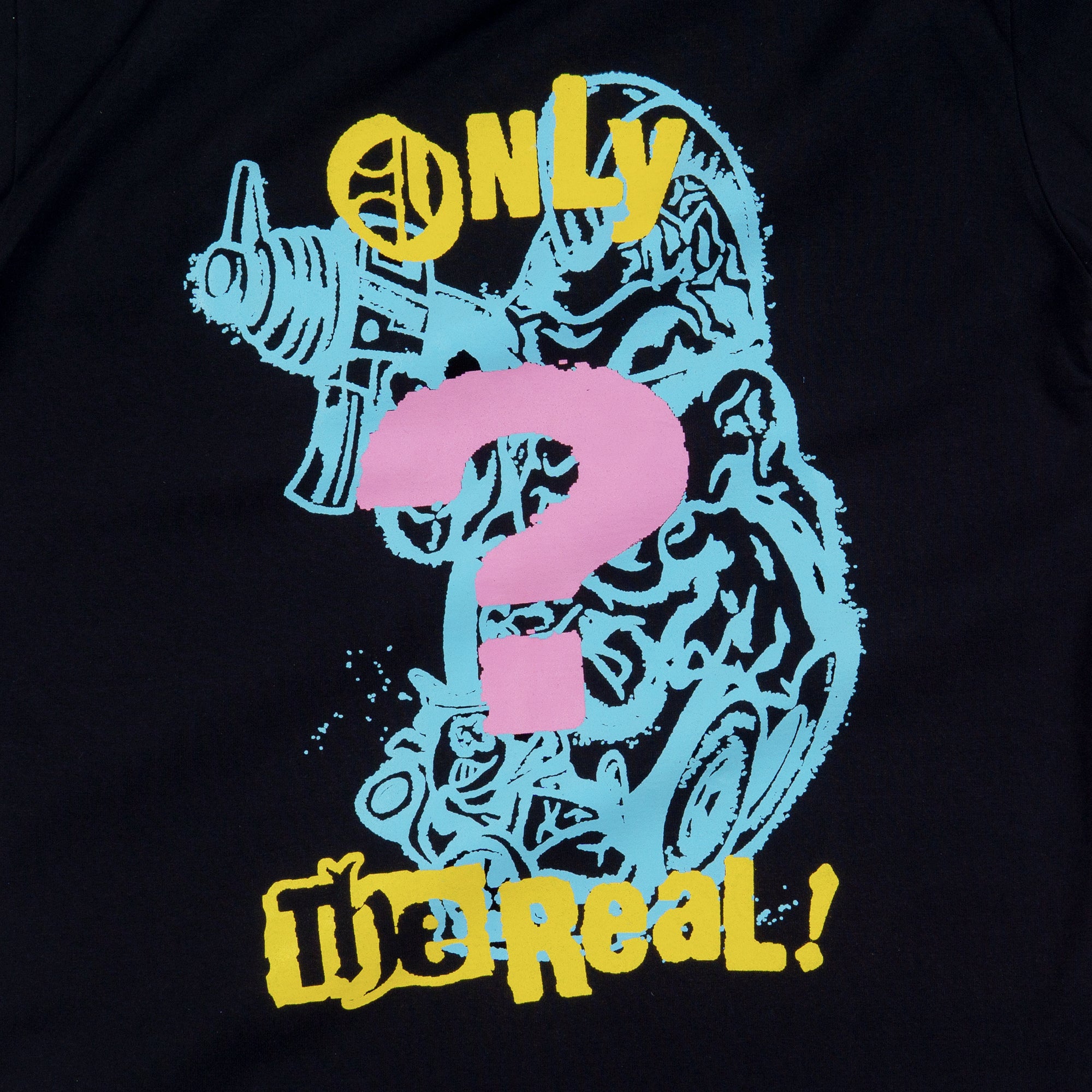 DOMZ ONLY THE REAL / CORNER BOOKS Artist Series Black T-Shirt