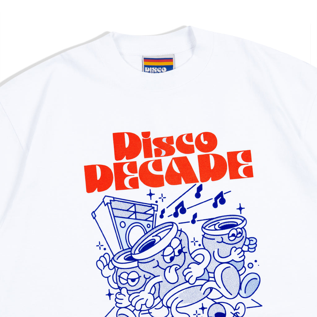 DISCO DECADE White T-Shirt