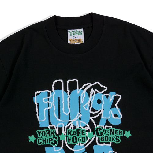DOMZ 100% BAD / CORNER BOOKS Artist Series Black T-Shirt