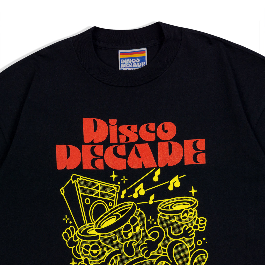 DISCO DECADE Black T-Shirt