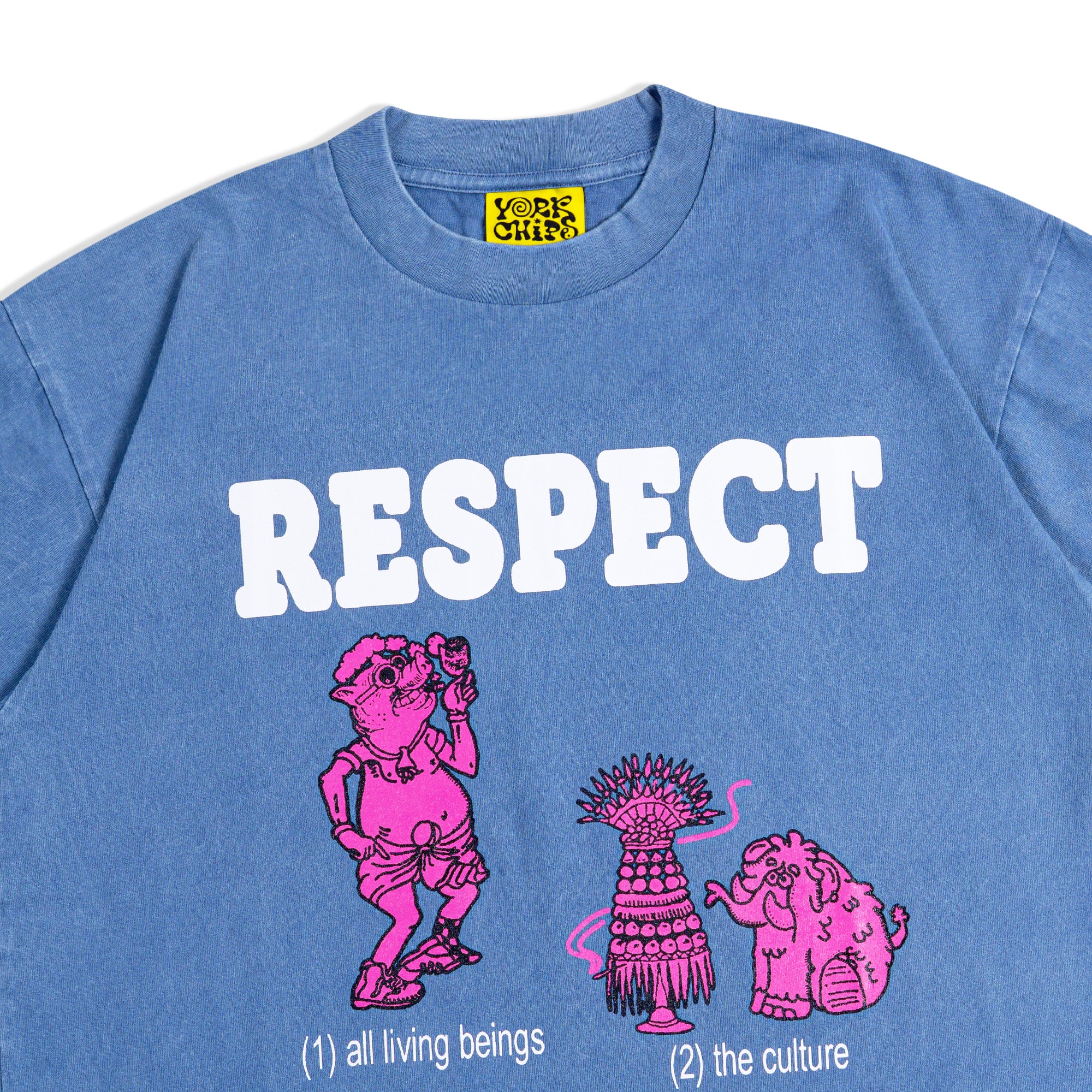 RESPECT Blue Wash T-Shirt
